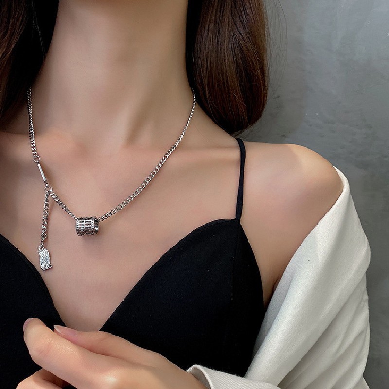 vòng cổ Mặt Hình Trái Tim Đính Đá Thời Trang Cho Nữ