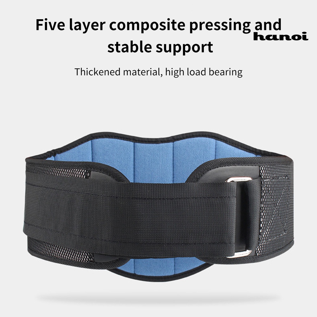 Ha!Đai Quấn Hỗ Trợ Lưng Và Eo Thoáng Khí Không Đường May Dành Cho Tập Gym / Thể Hình