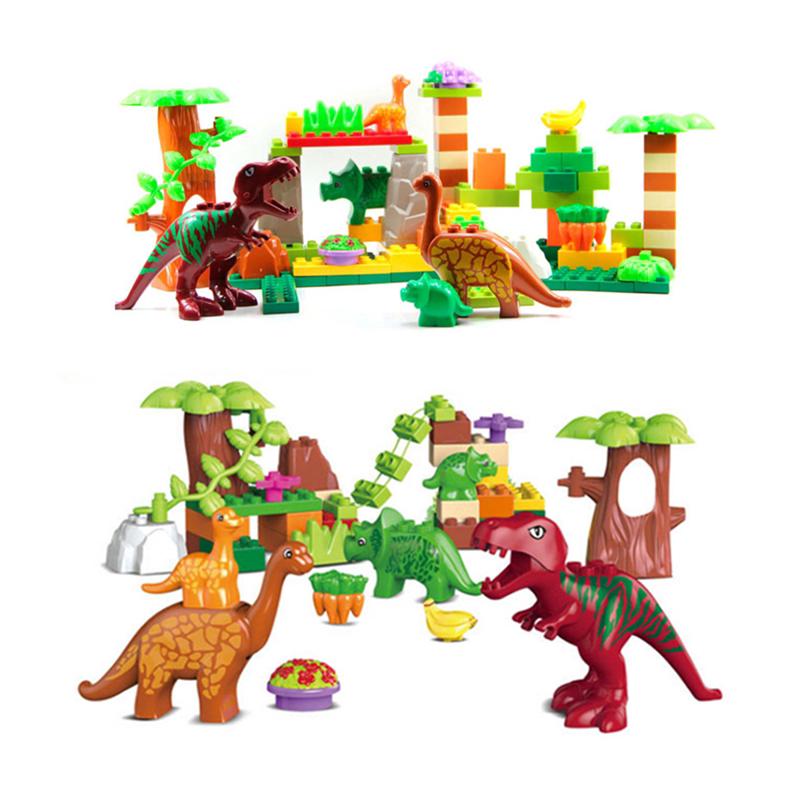 Set 40 khối lắp ráp GOROCK hình khủng long vui nhộn dành cho bé
