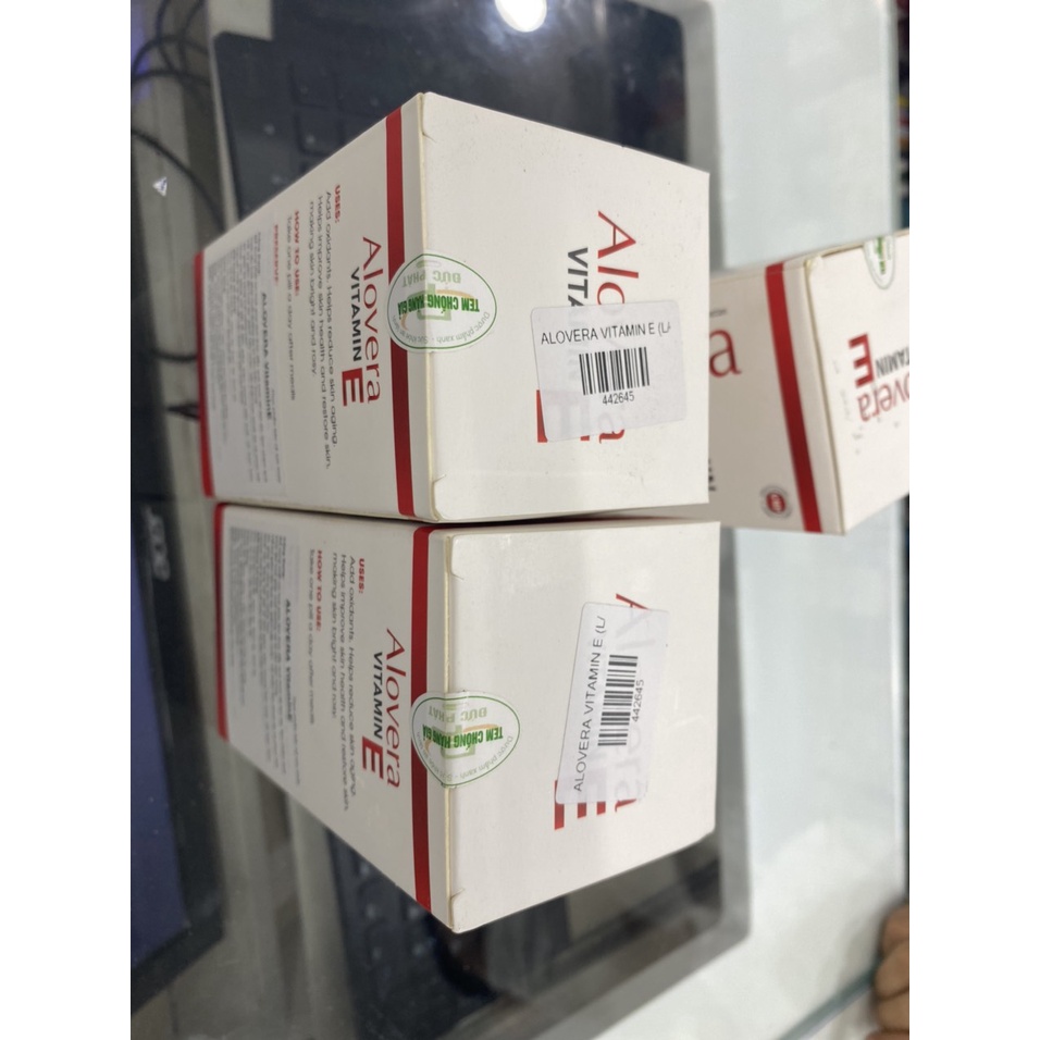 Vitamin E Alovera lọ 30 viên, Viên uống nuôi dưỡng da phục hồi và giúp da sáng mịn giảm nếp nhăn chậm lão hóa da