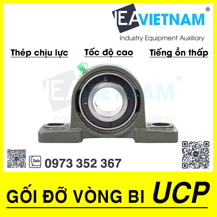 Gối đỡ vòng bi UCP 203 204 205 206 207 208 209 210 211 212 213 214 215 216 217 218 Gỗi đỡ trục 17 20 25 30 35 40 45 50