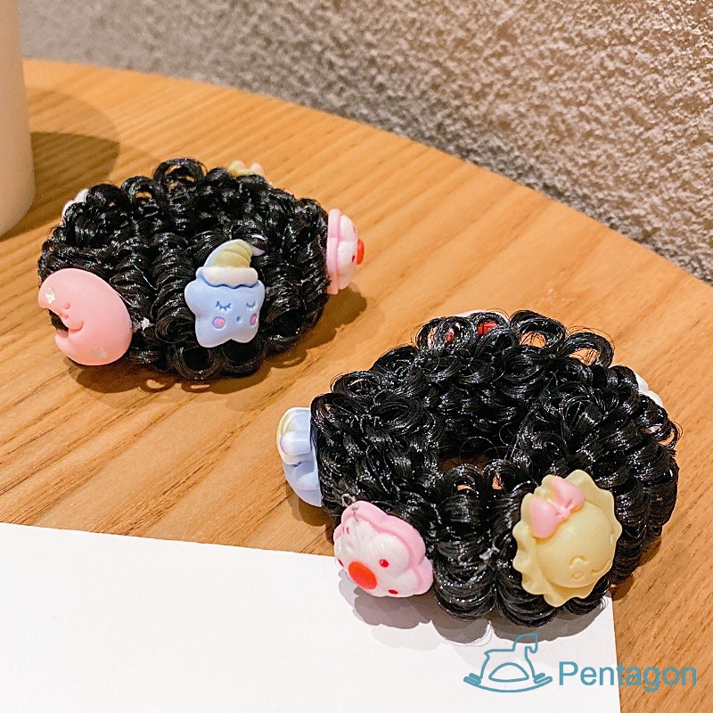 Dây Buộc Tóc Đính Hoa Xinh Xắn Cho Bé Gái