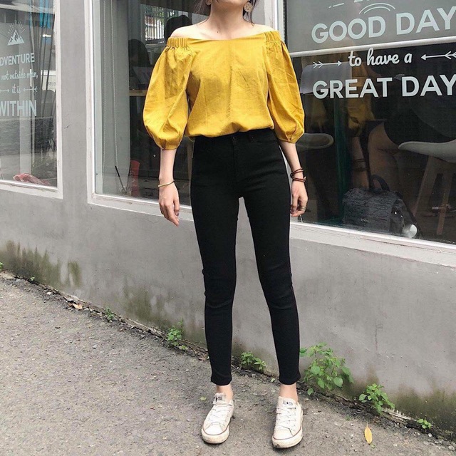 [XẢ KHO - GIÁ SỐC] Quần skinny đen trơn 9 tấc lưng cao form chuẩn | BigBuy360 - bigbuy360.vn