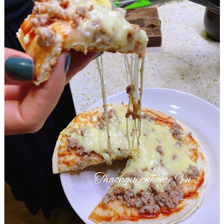 Đế bánh pizza Thảo Nguyên Home bột mới rất thơm