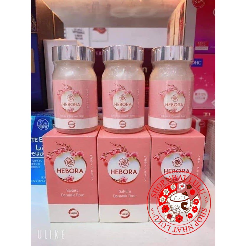 (MẪU MỚI 2020) Hebora viên uống đẹp da, thơm cơ thể nữ Nhật Bản