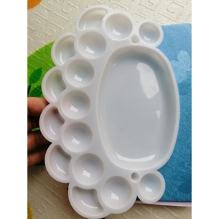 Khay pha màu bột, màu nước, acrylic càng cua