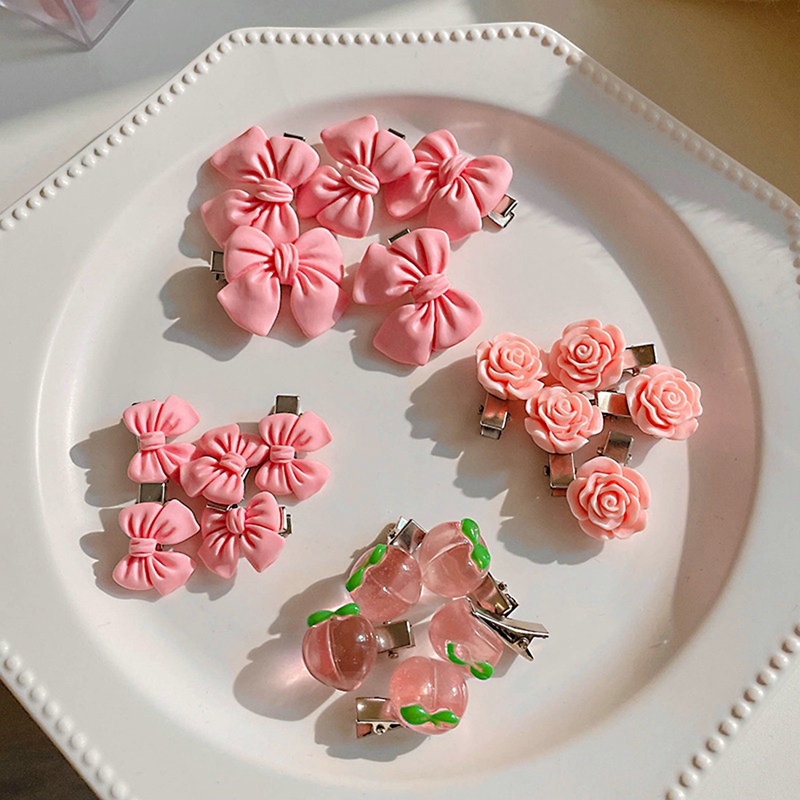 Women Girls Flower Hair Clip Ornament Sweet Cute Hair Clamp Hair Claw Hair Clips Barrettes Hairpins Hair Accessories XWNYDER
