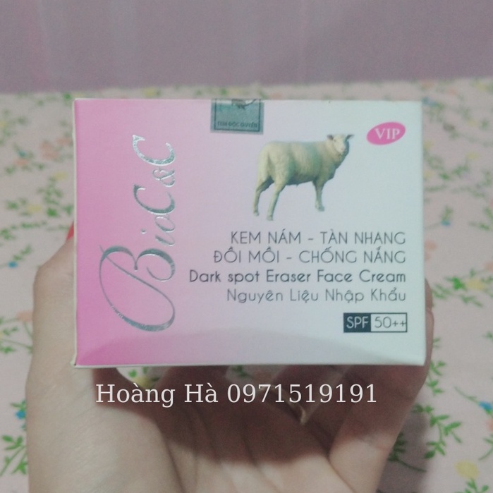 KEM DƯỠNG DA BIO C&C VIP / KEM BIO C&C 20G (NÁM, TÀN NHANG, ĐỒI MỒI, CHỐNG NẮNG)