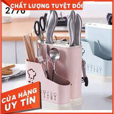 Ống cắm đũa nhựa Việt nhật có gài dao 2776