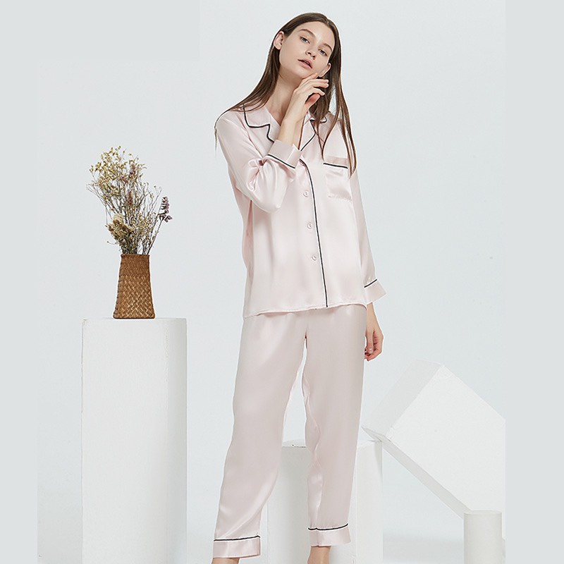Pajamas Đồ Ngủ Mặc Nhà Lụa Mềm Mịn FreeSize AMANTA AMTPY009