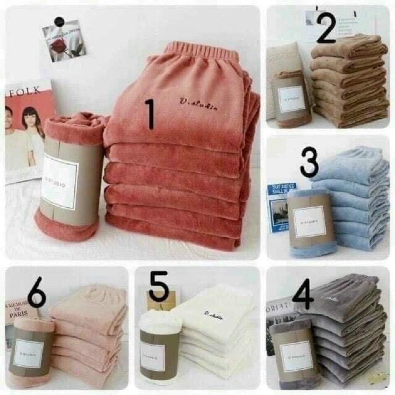 Bộ quần áo nỉ bông siêu ấm hót hit | BigBuy360 - bigbuy360.vn