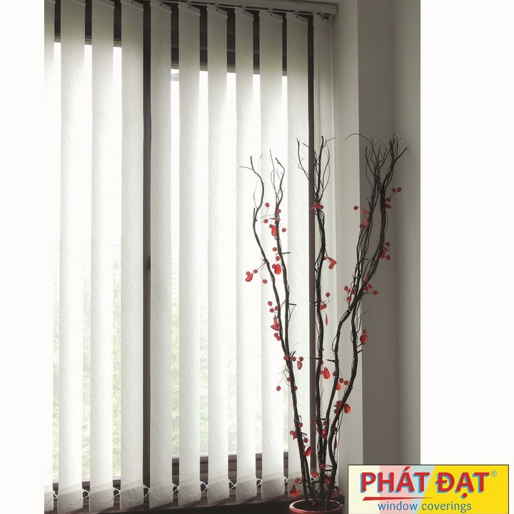 Màn lá, Rèm sáo lá, VẢI TRƠN, 4 màu, lá 90mm, nhận gia công theo yêu cầu