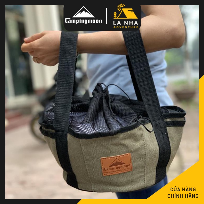 Nồi gang Campingmoon DO-28 Nhật Bản Chính hãng Là Nhà, dùng đi cắm trại, dã ngoại, đa năng