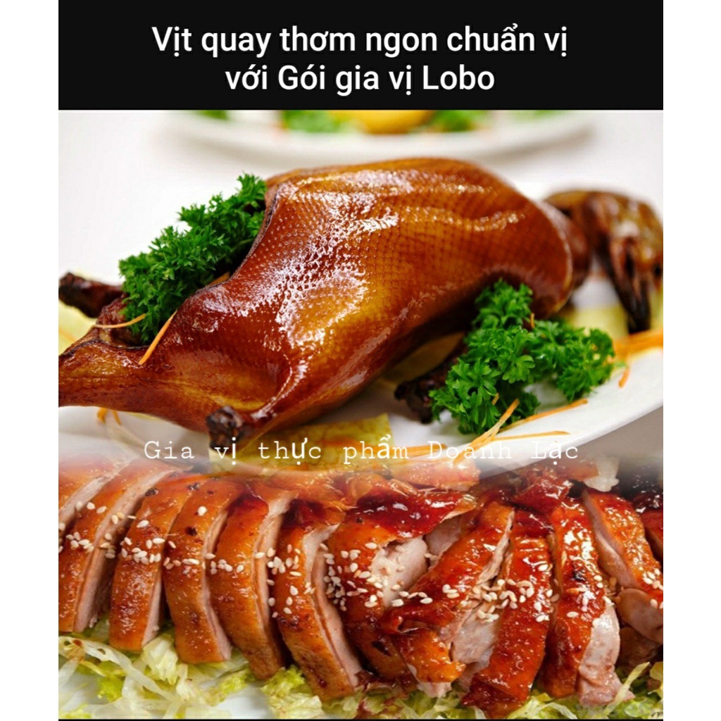 [Lobo Thái] Gói Gia vị Vịt Quay 50gr. Roast Duck Seasoning Mix. Làm vịt quay, bồ câu quay, chim cút quay 💯NK chính hãng