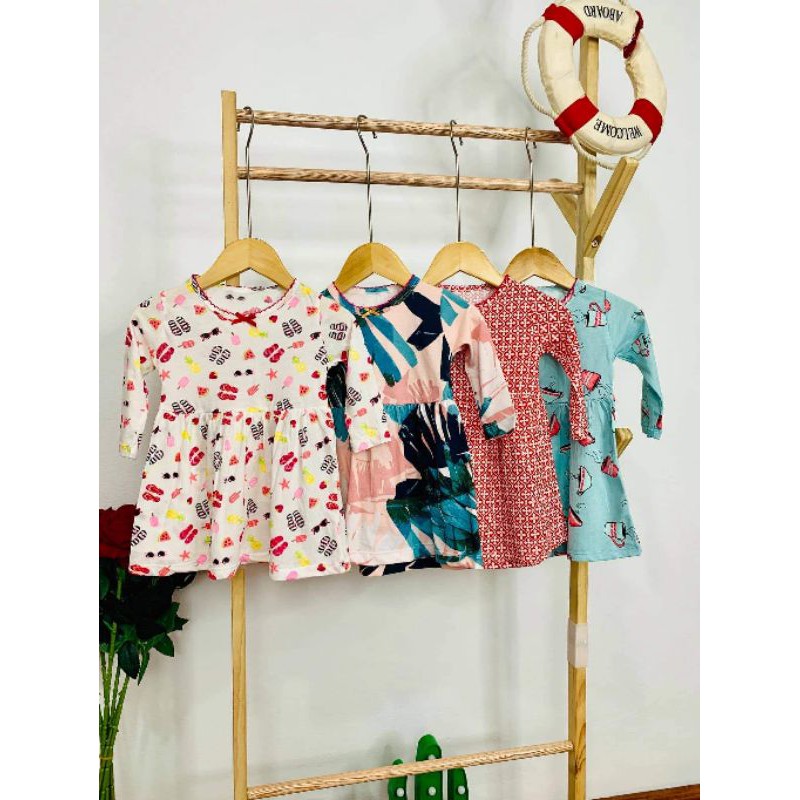 ĐẦM THUN COTTON XUẤT KHẨU