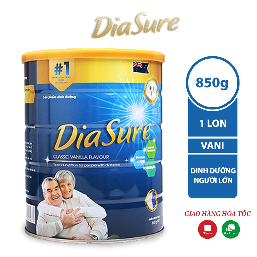 [HSD T10-2023] Sữa Non DiaSure Chính Hãng Lon 850g