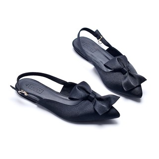 Giày sandal bệt bít mũi Merly 1204