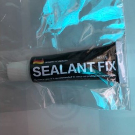 Bộ keo dán kim loại inox Sealant fix 12G và 2miếng keo 3M