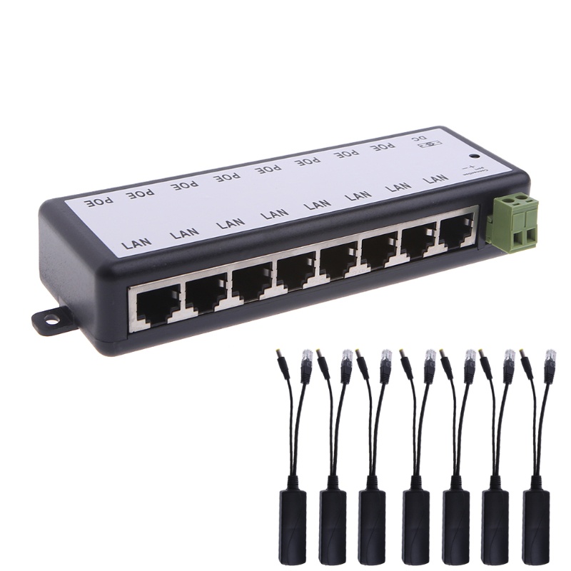 Đầu Chuyển Đổi POE 8 Cổng Cho Camera Giám Sát CCTV