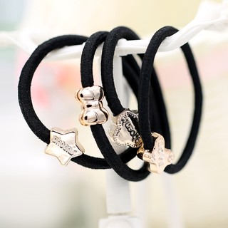 Combo 4 dây cột tóc nhiều hình dễ thương phụ kiện tóc trend hàn quốc - shop kỳ lân
