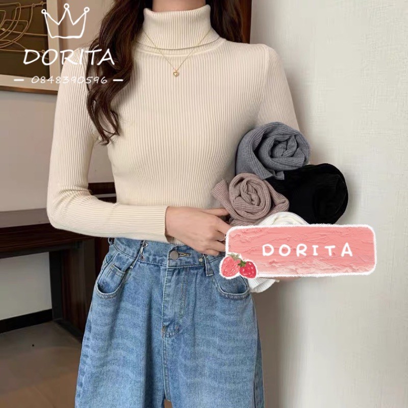 Áo len cao cổ hàng Quảng Châu - Dorita Boutique