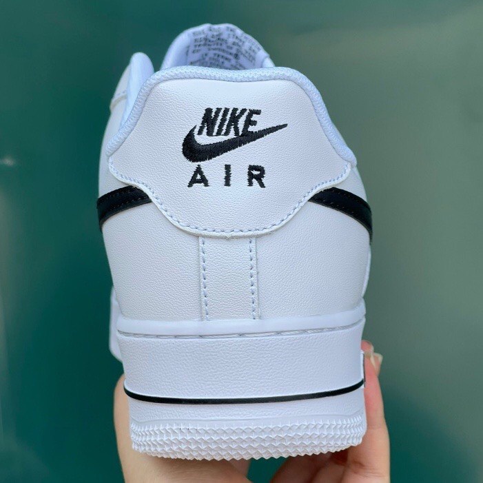Giày_Nike Trắng vệt đen Air Force 1, giày thể thao nike_Af1 white black nam nữ Hàng Đẹp Full Box Bill 2022