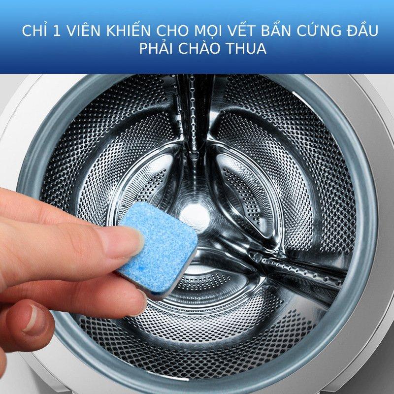 Hộp 12 Viên Tẩy Lồng Máy Giặt, Đánh Bay Những Cặn Bẩn Cứng Đầu, Khử Mùi