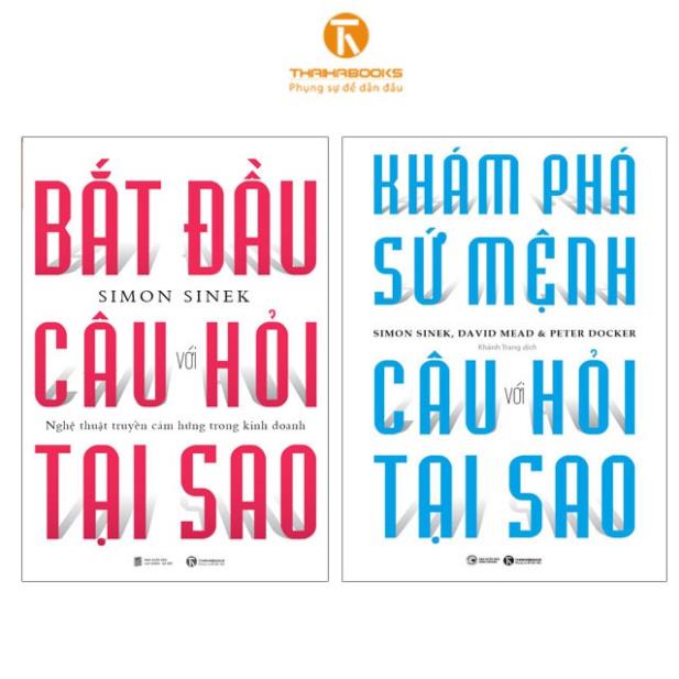 Sách - Combo Bắt đầu với câu hỏi tại sao và Khám phá sứ mệnh với câu hỏi tại sao