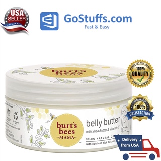 [Hãng Mỹ] Burt's Bees  Kem dưỡng ngăn ngừa rạn da dành cho bà bầu 185g Mama Belly Butter Skin Care