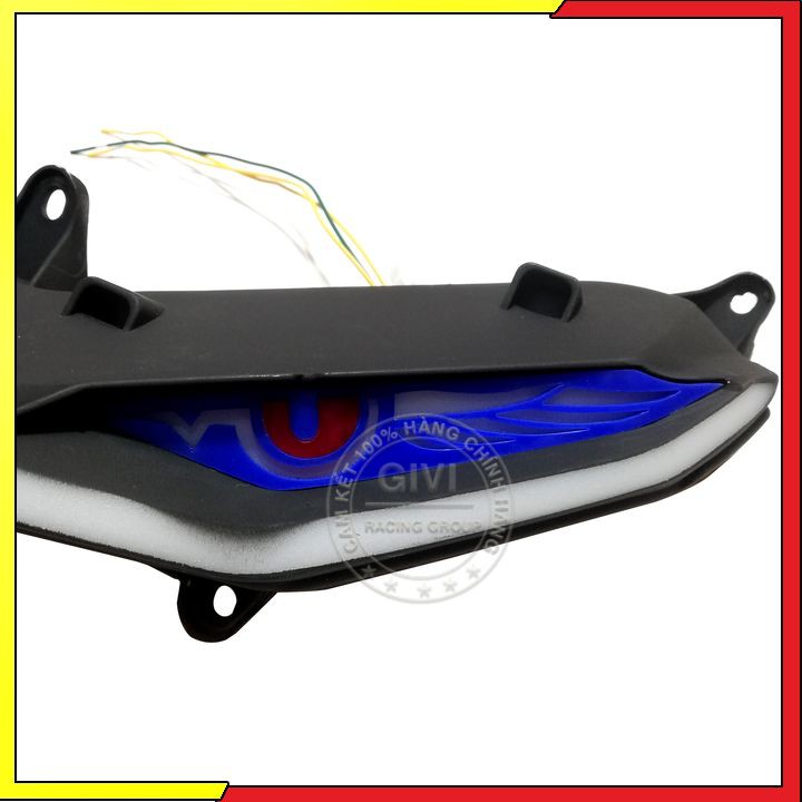 Đèn Led Audi Mắt Cáo Exciter 150  A11 Đỏ - Có Sẵn Jack Điều Khiển Trên Điện Thoại