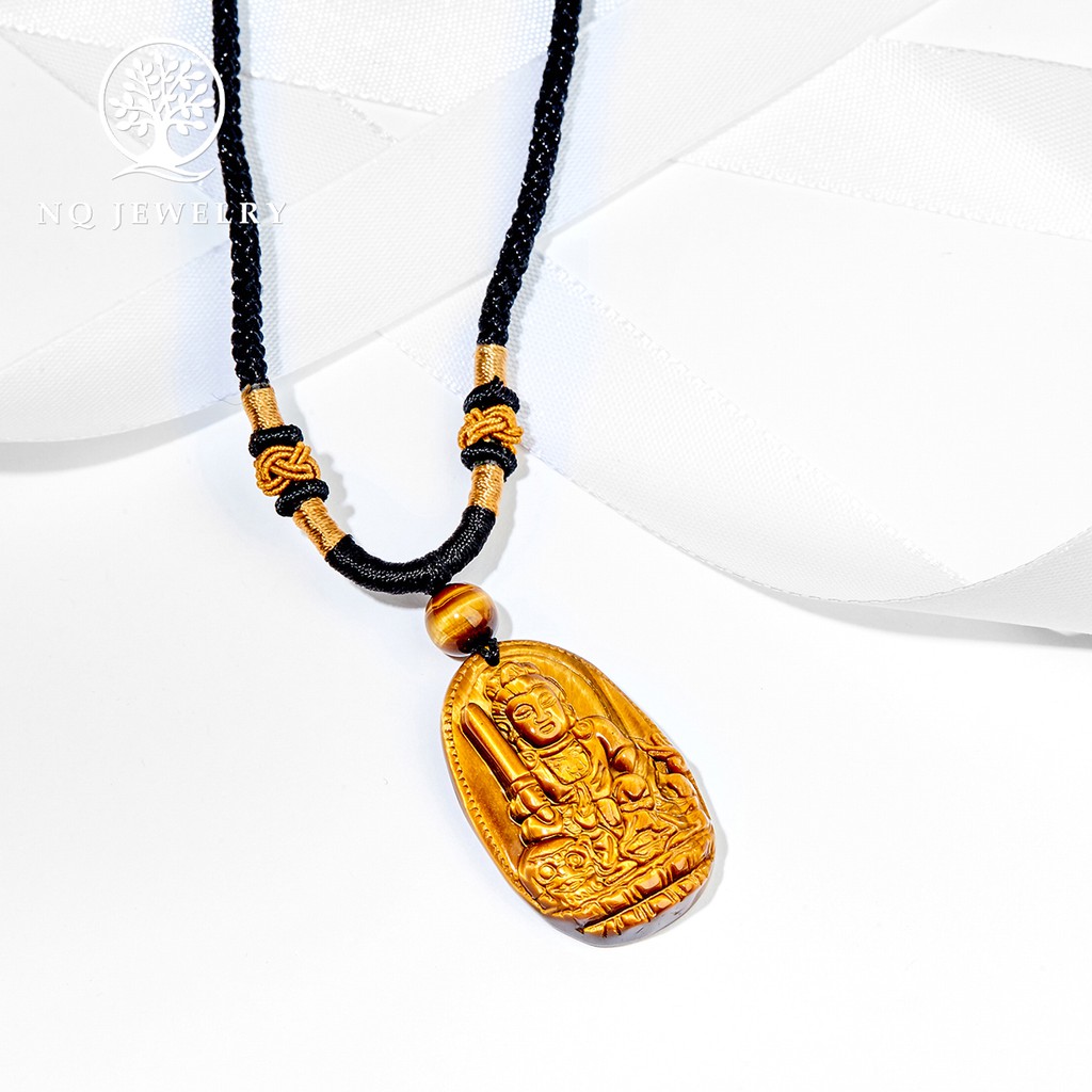 Dây chuyền phật bản mệnh vàng nâu - NQ Jewelry