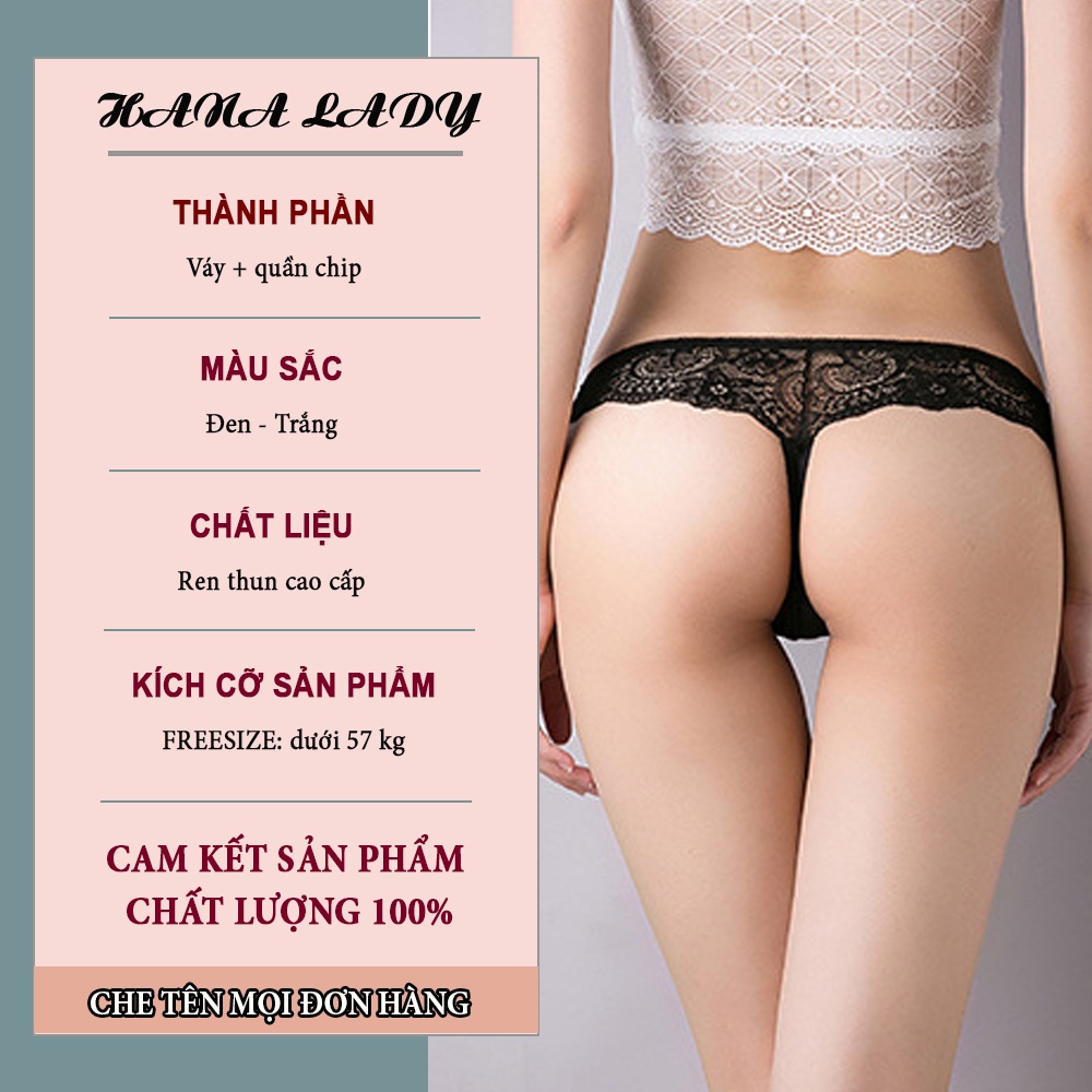 Quần lọt khe sexy, quần lót su đúc phối ren gợị cảm quyến rũ L078