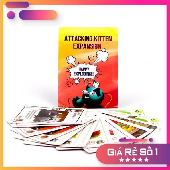 Sale lớn:  Mèo Nổ Mở Rộng Attacking Kittens - Exploding Kittens Số 2