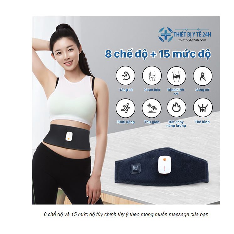 Đai massage giảm mỡ bụng cao cấp Fitness 1102