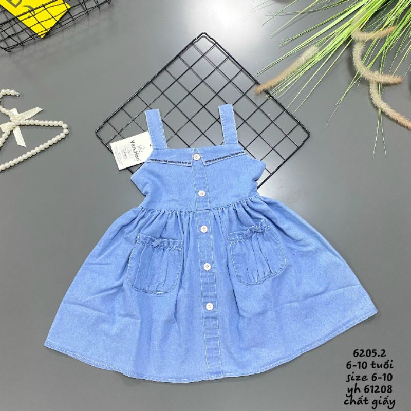 ĐẦM VÁY JEAN BÉ GÁI  10 đến 40 kg HAIVANCO ĐẸP MỀM MẠI VÀ THOÁNG MÁT THỜI TRANG ĐI HỌC ĐI CHƠI ĐỀU ĐẸP CHUẨN XUẤT KHẨU