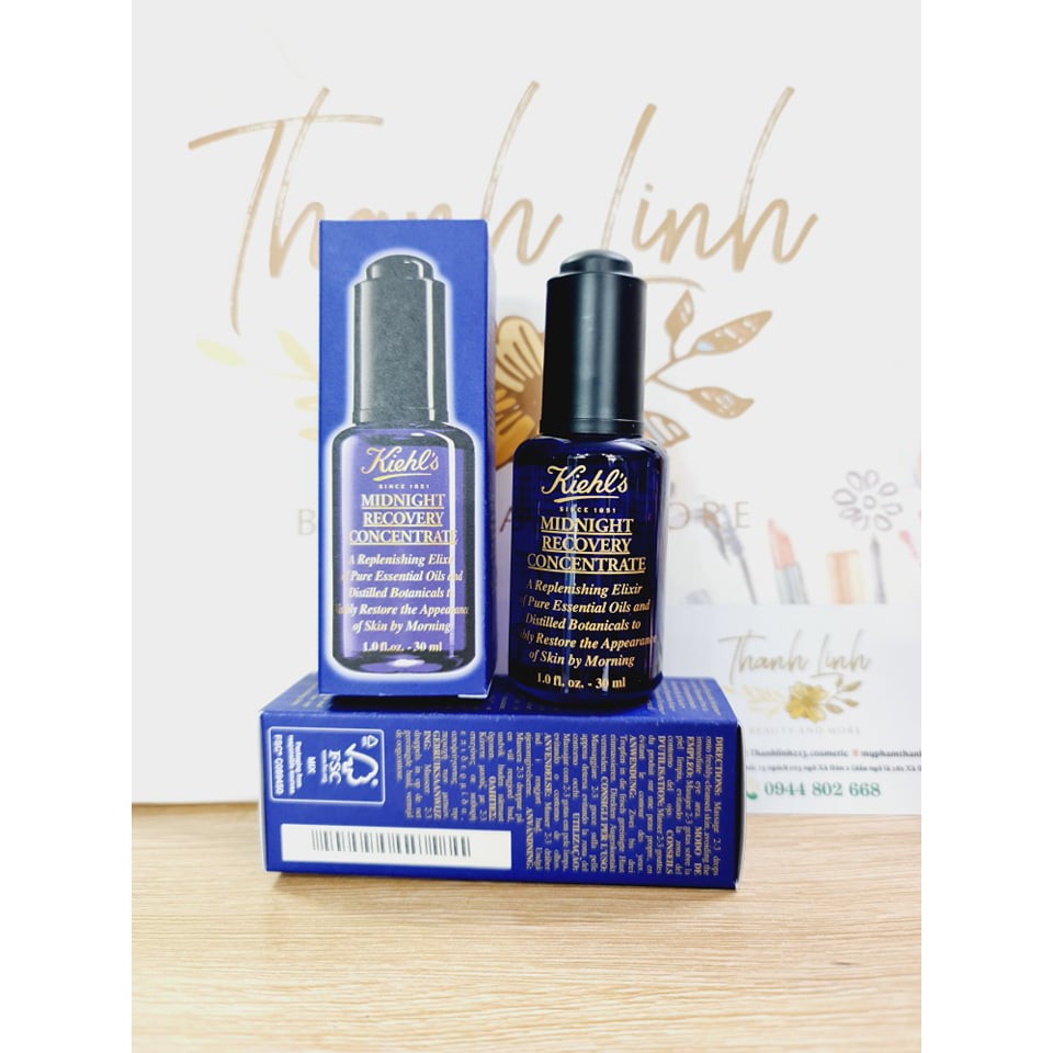 SERUM KIEHL'S MIDNIGHT CỨU TINH LÀN DA BUỔI ĐÊM, CHỐNG LÃO HÓA, PHỤC HỒI DA 30ML