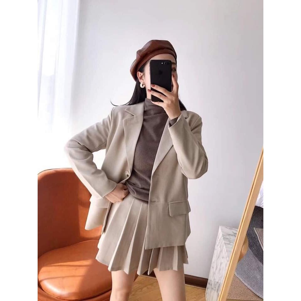 Áo giữ nhiệt nữ FREESHIP Áo Len Cổ Lọ Xuất Nhật MoTie (Túi Zip) .