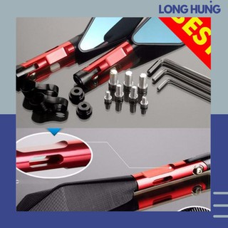 Gương Chiếu Hậu 5 Cạnh Thời Trang Cho Xe máy, Gương Xe Máy Đẹp Phù Hợp Mọi Loại xe -[ 1 ĐÔI]-G5C