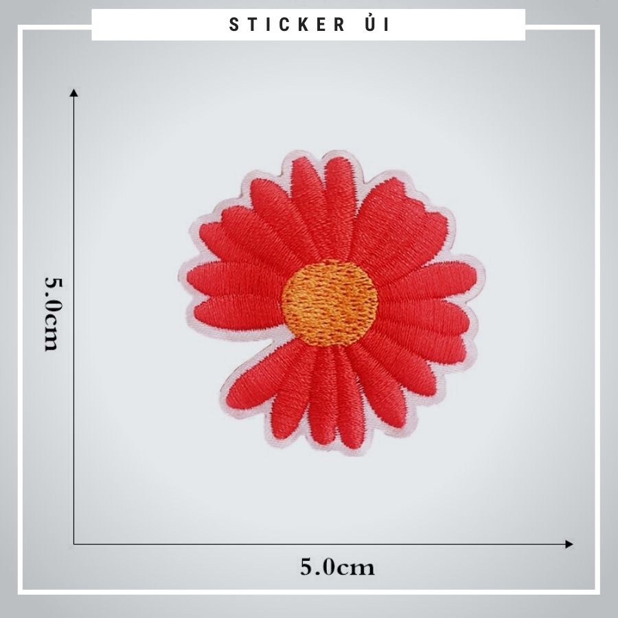 Sticker ủi áo Cao cấp - CÓ SẴN KEO ỦI - sticker vải dùng làm miếng vá áo, phụ kiện trang trí quần áo, balo, giày, nón