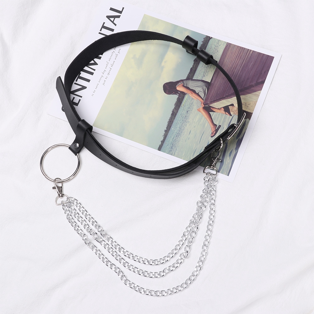 [Mã FAK18 giảm 18K đơn bất kỳ] PU Fashion Hiphop Metal Rock Punk Waist Chain | BigBuy360 - bigbuy360.vn