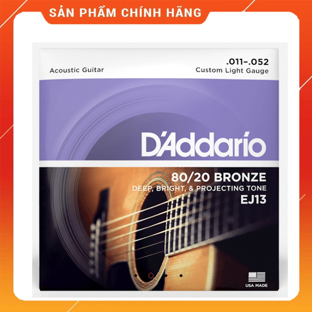 Dây Đàn Acoustic Guitar D'Addario EJ13