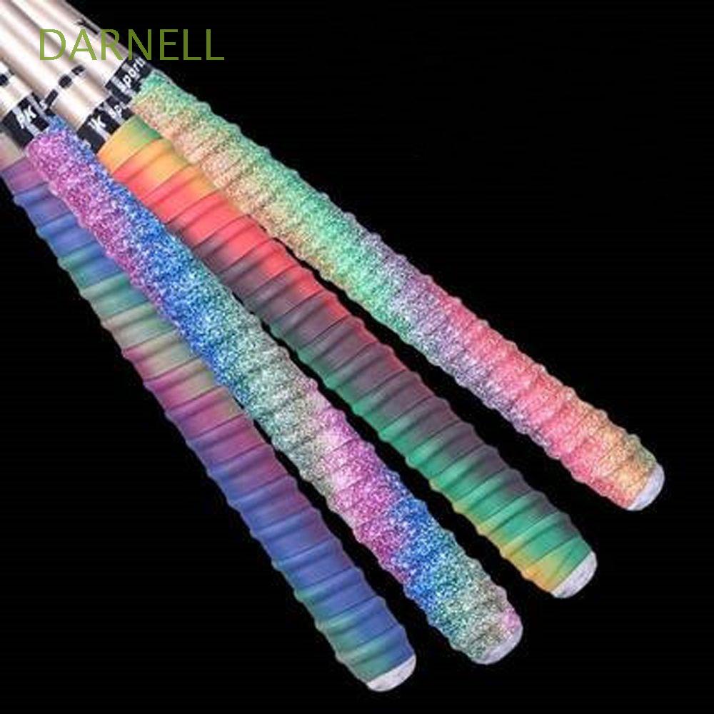 DARNELL Badminton Accesorios Fishing Rod Belt Fishing Tackle Rod Sweat Tape Fishing Rod Sweatband Colorful Sweat-absorbent Badminton Overgrips Rainbow Anti-Slip Racquet Sports Tennis Grip Tape