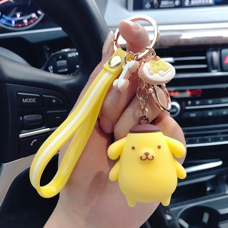 Móc Khóa Hình Chú Heo Mặc Áo Mưa Xinh Xắn Bằng Silicon Mềm