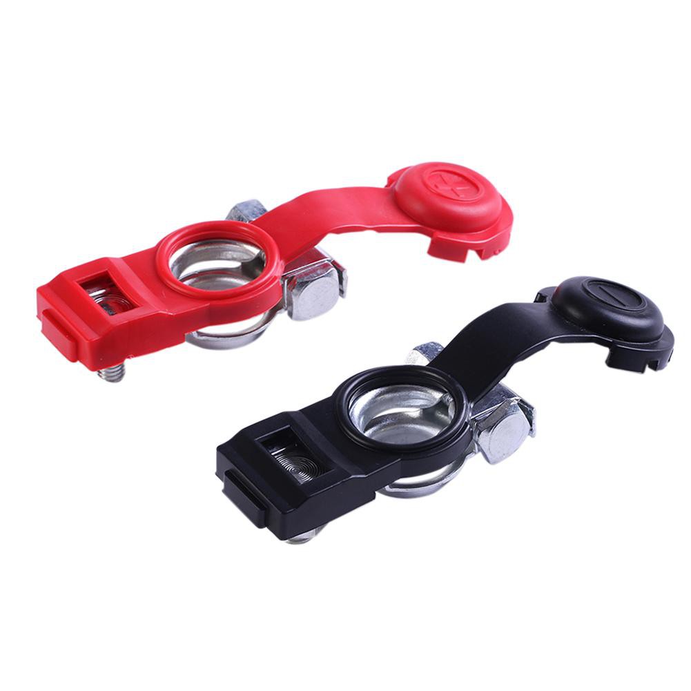 2 kẹp nối đầu cuối bằng hợp kim kẽm cho bình ắc quy xe hơi