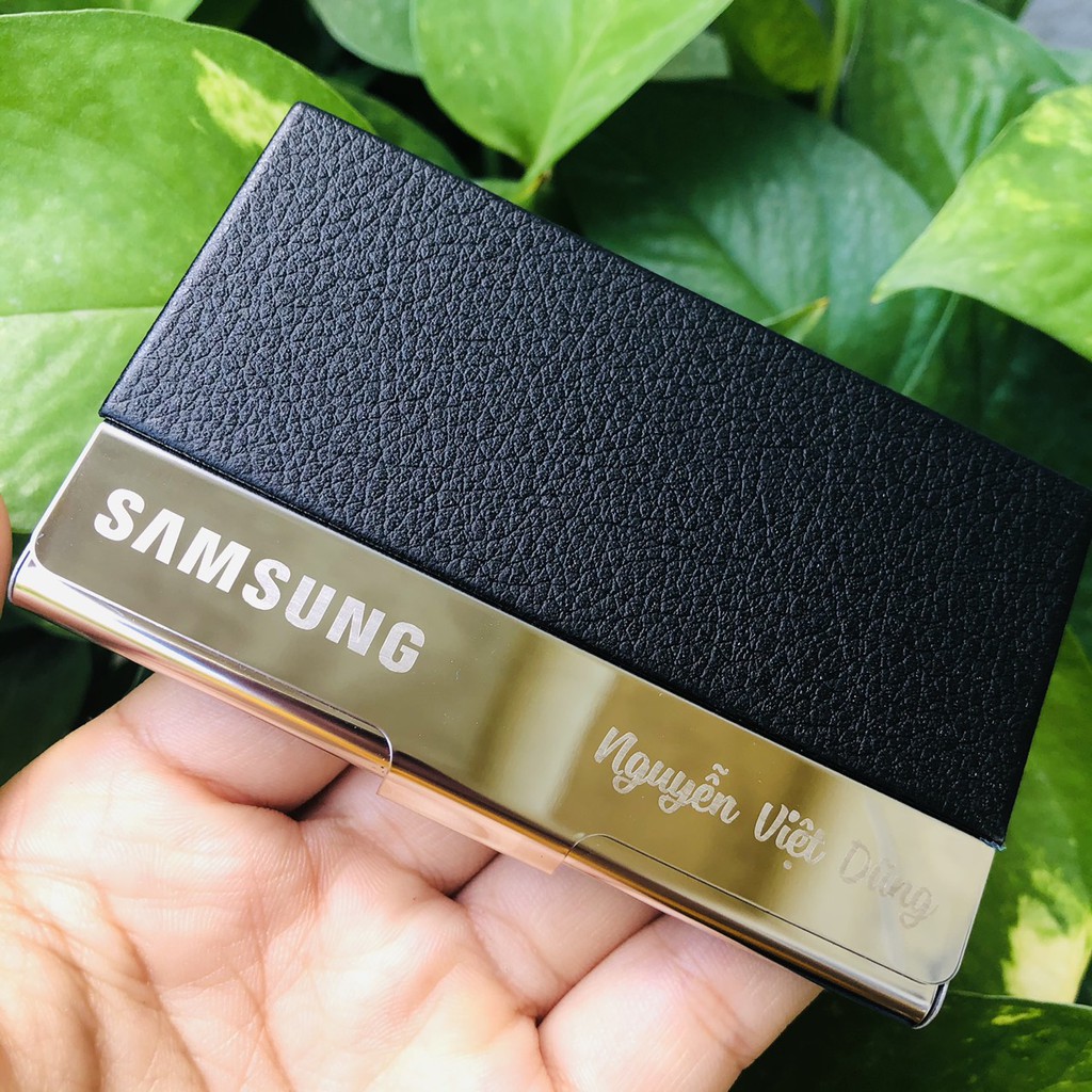Hộp Đựng Name Card, Thẻ ATM, Ví Đựng Card Visit 652 khắc tên theo yêu cầu lấy ngay ở HÀ Nội