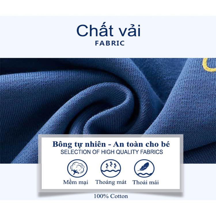 Áo nỉ da cá dày mịn chất vải cotton nhiều màu sắc cho bé  ATD5