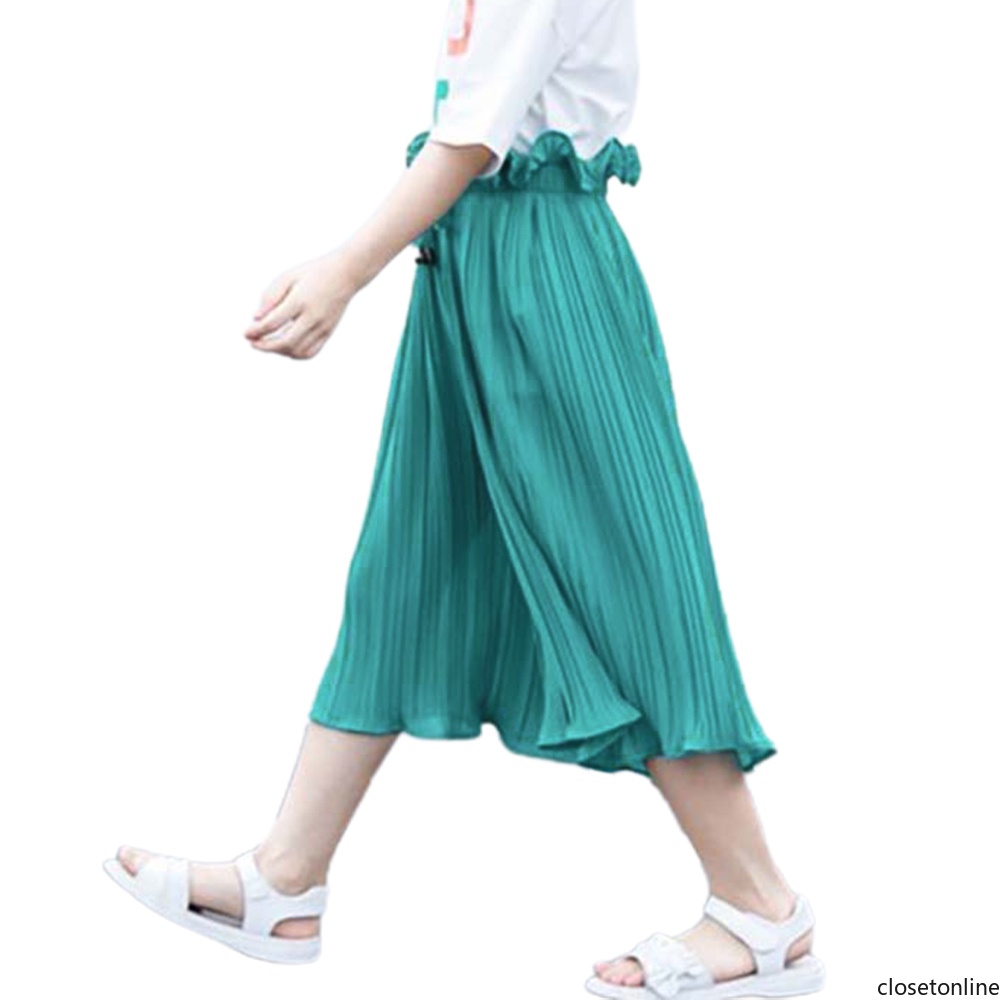 Quần ống rộng Chống Muỗi Chất Liệu Chiffon Mỏng Cao Cấp Thời Trang Mùa Hè Cho Bé