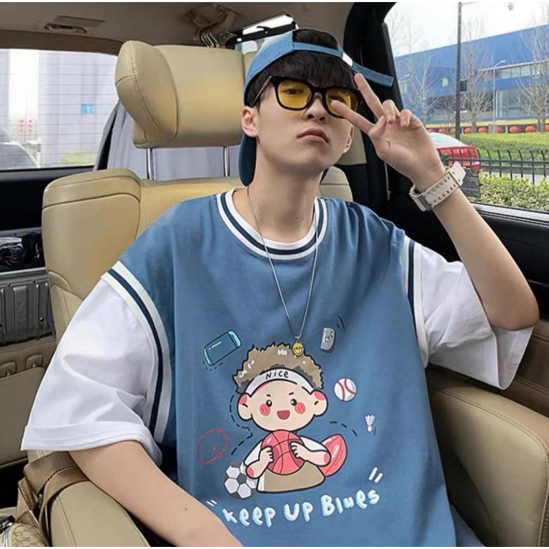 [Rẻ vô địch] Áo thun tay lỡ nữ freesize phông form rộng dáng Unisex,nhóm, lđôi. Phối Tay Bóng chày cậu bé keet up | BigBuy360 - bigbuy360.vn