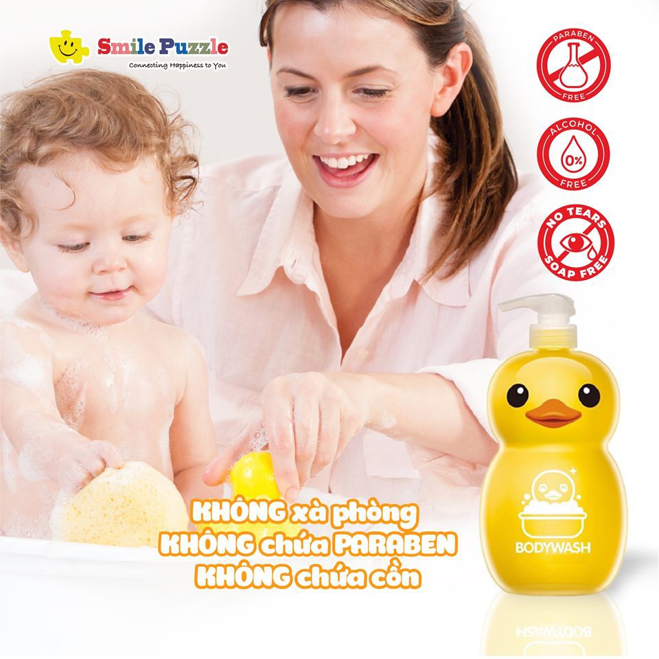 HÀNG NHẬP KHẨU -Rubber Duck- Sữa tắm kháng khuẩn 1000ml