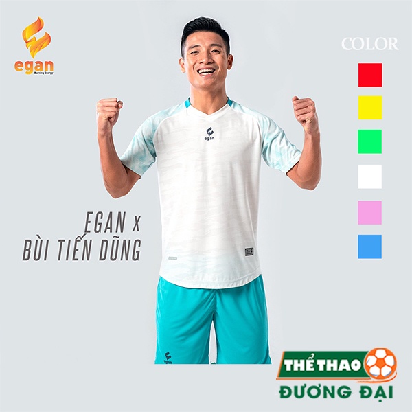 Quần Áo Bóng Đá Egan Alpha Bùi Tiến Dũng 04 - Vải Cao Cấp Dệt Theo Công Nghệ E-Coolmax, Co Giãn 4 Chiều, Thoáng Khí